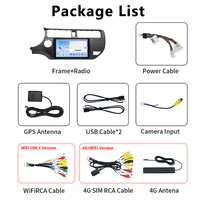 Radio Android con Pantalla Táctil de 8 Núcleos para Kia Rio 2012, DSP, GPS, Navegación, Mirrorlink, WiFi, FM, RDS, Carplay, Reproductor de DVD y Video