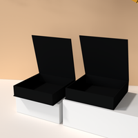 Coffret cadeau magnétique en papier rose personnalisé de luxe pour kit de gloss à lèvres, emballage pour ensemble de rouges à lèvres
