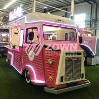 ZOWN Livraison Rapide Remorque Alimentaire Électrique Entièrement Équipée en Acier Inoxydable Camion de Restauration Couleur et Taille Personnalisables Double Évier