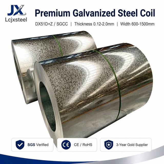 GI Coil Galvanized Steel Coil for Roofing Pipe Home Appliance Construction Z81 Z120 DX51D SGCC Wholesale
