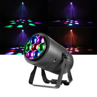 Par LED de Aluminio 7X40W con Control de Punto, Efecto Ojo de Abeja, RGBW 4en1, CTO 350W, Zoom, Control DMX512 para Bodas, Iglesias y Eventos