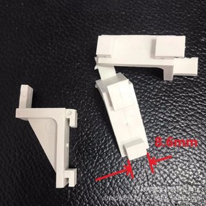 Jeremy Refrigerator <b>Shelf</b> Plastic <b>Hooks</b> 8.6mm Cabinet Mount Load Capacity 200g - Product Image 1