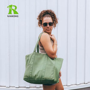 Tas <span class=keywords><strong>Tote</strong></span> kanvas, tas <span class=keywords><strong>Tote</strong></span> utilitas dengan 2 saku depan dan lengan Laptop, <span class=keywords><strong>tote</strong></span> harian tugas berat - Product Image 6