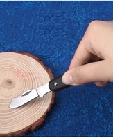 Couteau de greffage de jardinage à double lame pliable en gros