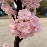 Arbre artificiel de cerisier en fleurs résistant aux UV, personnalisé, en plastique, en pot, écologique, haute simulation, pour mariage, Noël, maison, jardin