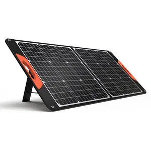 पोर्टेबल 60W 100W 120W पैनलों foldable सौर ऊर्जा चार्जर लचीला सौर पैनलों