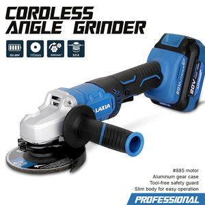 Outils électriques au lithium brossé <span class=keywords><strong>sans</strong></span> <span class=keywords><strong>fil</strong></span> 20V <span class=keywords><strong>meuleuse</strong></span> d'angle 115mm <span class=keywords><strong>batterie</strong></span> 4.0Ah <span class=keywords><strong>et</strong></span> <span class=keywords><strong>chargeur</strong></span> 4A inclus - Product Image 3