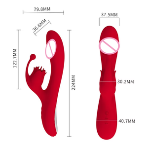 Vibrador de Clítoris con Calor, Vibrador de Mano en Forma de Rosa, Vibrador de Punto G, Juguetes Sexuales para Mujeres - Product Image 6