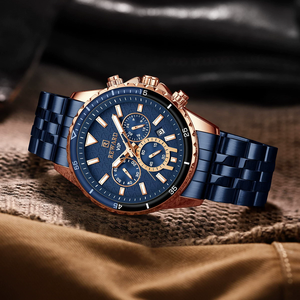 นาฬิกาข้อมือผู้ชาย Reward Business Relojes Hombre Sport หรูหรา สายสแตนเลส โครโนกราฟ กันน้ำ นาฬิกาควอตซ์สำหรับผู้ชาย - Product Image 6