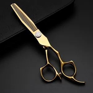 Tesoura profissional 440C para corte de cabelo, cabeleireiro, barbeiro, salão de beleza, tijeras peluquería