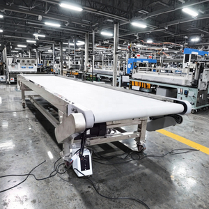 Máy vận chuyển thực phẩm khung thép không gỉ 304, dây đai PU có thể điều chỉnh chiều cao - Product Image 2