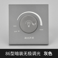 Interruptor de Pared con Regulador de Intensidad LED, Encendido/Apagado, Atenuación de 15-300W, CA 220V-250V, para Luces LED