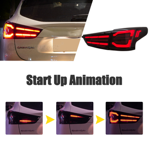 HCMOTIONZ Feux arrière à LED j10 j11 j12 Accessoires 2016-2021 Feux arrière d'animation DRL pour <span class=keywords><strong>Nissan</strong></span> <span class=keywords><strong>Qashqai</strong></span> - Product Image 6