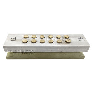 Strumenti fuochi d'artificio petardo fare stella piastra 12mm 12 fori piastra in alluminio con ottone pino - Product Image 5