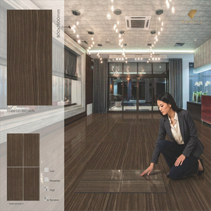 Wholesale Vistaar Trevertino Gold 800x1600mm Polished Porcelain Slab High Gloss Ceramic Glazed Tiles for Export - Product Image 5