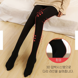 Vivi Maria moda invernale in 9 parti Leggings in pile da donna comode calze invernali - Product Image 1