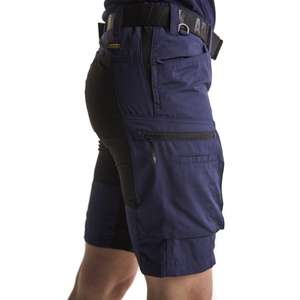BLAKLADER - 714918458999C30 Women's Service shorts stretch Navy <b>blue</b>/Black - EAN 7330509538623 <b>WORK</b> <b>TROUSERS</b> <b>WORK</b> SHORTS - Product Image 4