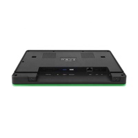 Tablette Android murale 10,1 pouces économique avec barre lumineuse LED RGB, POE, WIFI6 et écran tactile pour affichage numérique en salle de réunion et magasin de détail