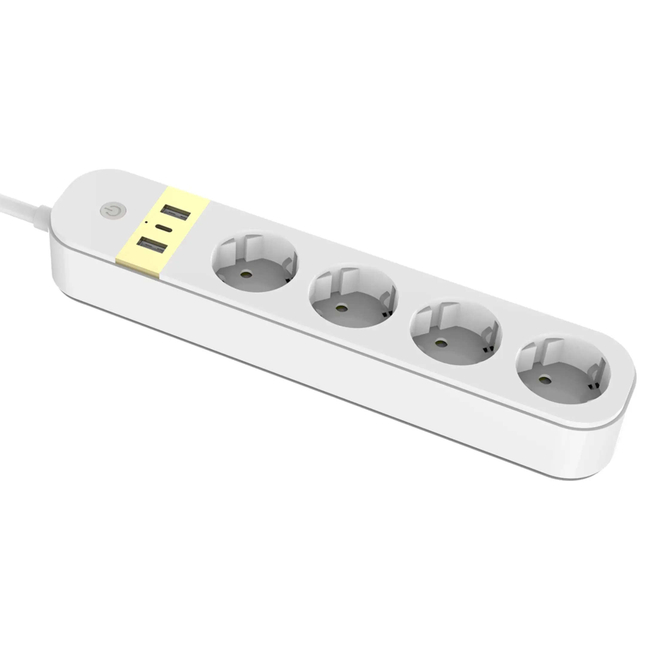 Wholesale White Wifi 15a Smart Life Usb European Extension Socket Wifi Power Strip