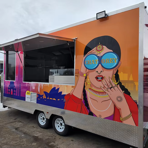 Remorque de restauration rapide entièrement équipée, chariot de vente de jus de <span class=keywords><strong>coco</strong></span>, chariot de vente de hot-dogs, chariot de vente de glace italienne, chariot de nourriture mobile, prix - Product Image 6