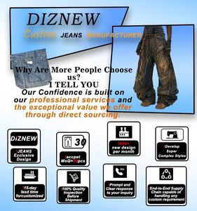 Мужской свитер DiZNEW 2025: уличный стиль, 3D-печать, ретро-эффект потертости, с возможностью индивидуального дизайна узоров - Product Image 5