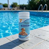 Accessoires pour piscine et spa : Kit pH 7-en-1 avec détection du chlore total, précision du pH 1, bandelettes 80x5mm