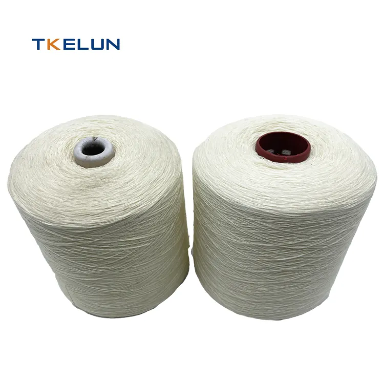 Yangın takım elbise için yüksek mukavemetli alev geciktirici çok renkli 1313 Meta 26S/6 Aramid dikiş ipliği