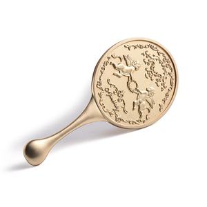 Metal Debossde LOGO <b>Mirror</b> Custom Original <b>Mirror</b> Manufacturer Zinc Alloy <b>Make</b> <b>up</b> Hand Compact Handheld <b>Mirror</b> - Product Image 5