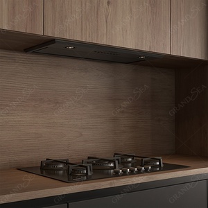 Nero laccato opaco armadio da <span class=keywords><strong>cucina</strong></span> Set completo Soft Close <span class=keywords><strong>cucina</strong></span> di alta qualità <span class=keywords><strong>con</strong></span> isola design moderno pannello rubinetto in legno - Product Image 6