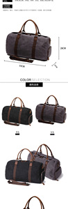 Sac de sport Mifaktory 50L en toile imperméable grande capacité, sac de voyage et de gym pour homme, sac de fitness d'extérieur - Product Image 5