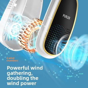 <span class=keywords><strong>Ventilateur</strong></span> portable sans pales, nouveau style transfrontalier, à ions négatifs, rechargeable par USB, <span class=keywords><strong>silencieux</strong></span>, pour le sport, à suspendre au cou, mini - Product Image 4