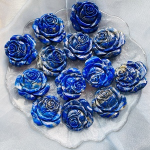 Hot Bán Tinh Thể Tự Nhiên <span class=keywords><strong>Lapis</strong></span> <span class=keywords><strong>Lazuli</strong></span> Chất Lượng Cao Tay Khắc Nhỏ <span class=keywords><strong>Lapis</strong></span> <span class=keywords><strong>Lazuli</strong></span> Rose Flower Tiêu đề Chạm Khắc Cho Trang Trí - Product Image 6