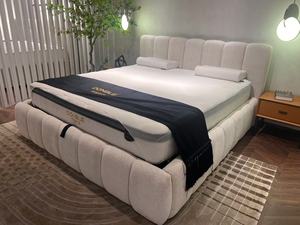 Chất Lượng Cao Châu Âu Khung Giường Mới Nhất Vải Phong Cách Phòng Ngủ Hiện Đại Đồ Nội Thất-Mềm Mại Bọc Đôi Vua Nữ Hoàng Kích Thước Giường - Product Image 6