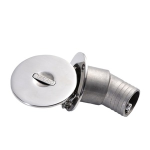 Bouchon d'huile en acier inoxydable pour bateau avec étiquette diesel pour usage maritime - Product Image 1