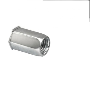 Hex Nut M10 Metric Polished Class 8.8 Right Hand <b>Thread</b> CNC Machined Hex Head Industrial Fastener - Product Image 5