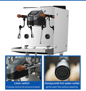 Máquina de Espresso Naixer de Doble Caldera con Bomba Rotativa, Grupo Único, 110v 220v, Máquina de Café Espresso Comercial para Cafetería - Product Image 4