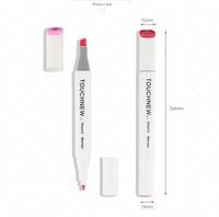 Ensemble de stylos marqueurs permanents TNEW T7-168PCS, design d'anime pour étudiants, croquis, manga, stylo marqueur à l'alcool