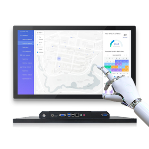 Monitor sentuh kapasitif tertanam bingkai terbuka baru dengan antarmuka USB tampilan HD tingkat IP65 penggunaan industri - Product Image 1