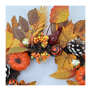 Q-7 QYYM-678 Fiori Artificiali per il Festival del Raccolto e Natale, Decorazione Floreale per Atmosfera Festiva e Arredamento Quotidiano - Product Image 2