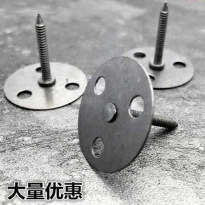 Coin-shaped <b>Nails</b> 3-hole <b>Iron</b> Furniture Bolt Pan Head Right Hand Thread For Wood Office Furniture Fasteners - Product Image 1