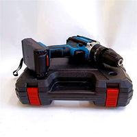 Perceuse-visseuse sans fil 21V robuste avec 2 batteries, mandrin sans clé, couple réglable, ensemble d'outils électriques avec boîte à outils CE RoHS