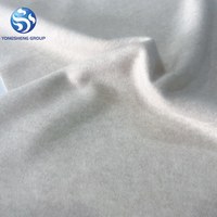 Tissu composite double couche 3% laine 4% acétate 61% polyester 32% viscose absorbant l'humidité respirant résistant aux plis doux