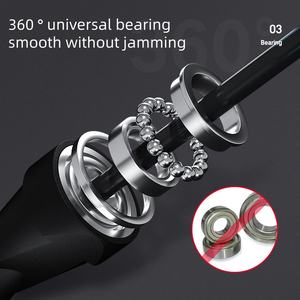 <span class=keywords><strong>Cuerda</strong></span> <span class=keywords><strong>de</strong></span> salto <span class=keywords><strong>de</strong></span> velocidad, rodamiento <span class=keywords><strong>de</strong></span> bolas giratorio <span class=keywords><strong>de</strong></span> 360 °, mango antisalto <span class=keywords><strong>de</strong></span> aluminio para entrenamiento físico, ejercicios deportivos <span class=keywords><strong>de</strong></span> boxeo - Product Image 2