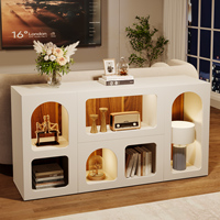Salon entrée couloir 59 "Table Console en bois canapé Table rangement organisateur Table d'entrée