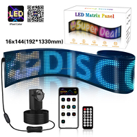 16144 APP Bluetooth voiture publicité écran LED affichage Flexible IP65 étanche App contrôle écran souple affichage pour les magasins