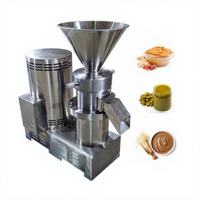 Broyeur industriel de beurre de cacao et d'arachides en acier inoxydable, moulin colloïdal pour tahini, pâte de soja et autres pâtes à base de noix, avec moteur de traitement des noix