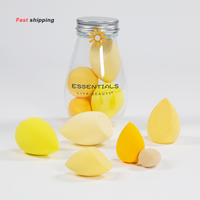 Éponge de beauté super douce personnalisée vente en gros ensemble d'éponges de mélangeur de maquillage sans latex
