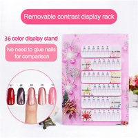 Angnya — boîte de présentation de vernis et de faux-ongles, 36 couleurs, bassin amovible pour Salon, Salon, magasin, nouveau Design