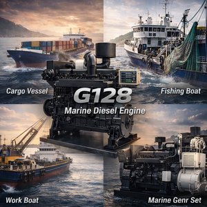 <span class=keywords><strong>Pompe</strong></span> <span class=keywords><strong>à</strong></span> injection mécanique en ligne SDEC 162 kW 1500 tr/min 220 ch, moteur diesel G128 pour bateau de pêche et navire fluvial - Product Image 4