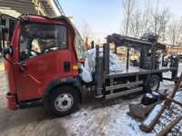 CSCZ200 Foreuse de puits d'eau montée sur camion, profondeur 200m, moteur diesel Cummins 73KW, force de levage 160Kn, forage 100-325mm